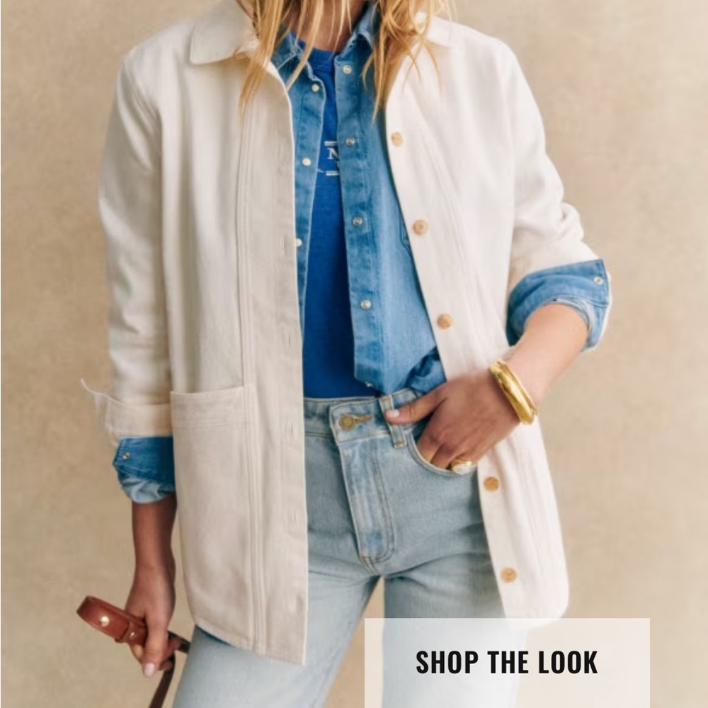 SEZANE Will Jacket in White